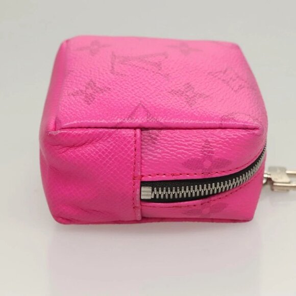 LOUIS VUITTON Taigalama Porte Cles Charm Fuchsia - Picture 9 of 16